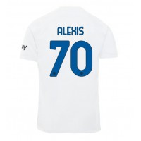 Camiseta Inter Milan Alexis Sanchez #70 Segunda Equipación Replica 2023-24 mangas cortas